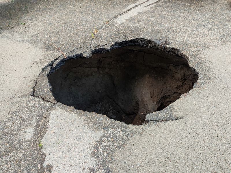 Driveway Sinking Repair