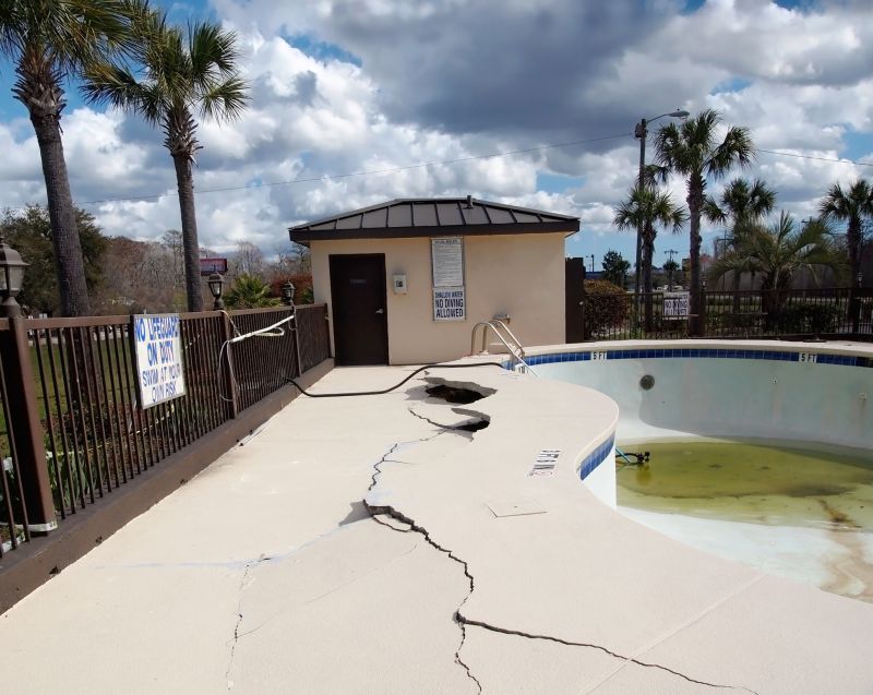 Sunken Patio Repair
