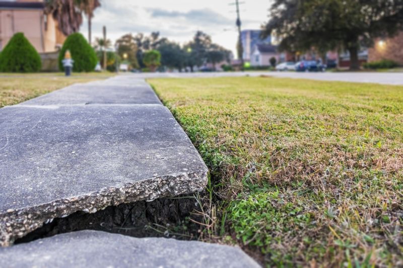 Sunken Sidewalk Repair